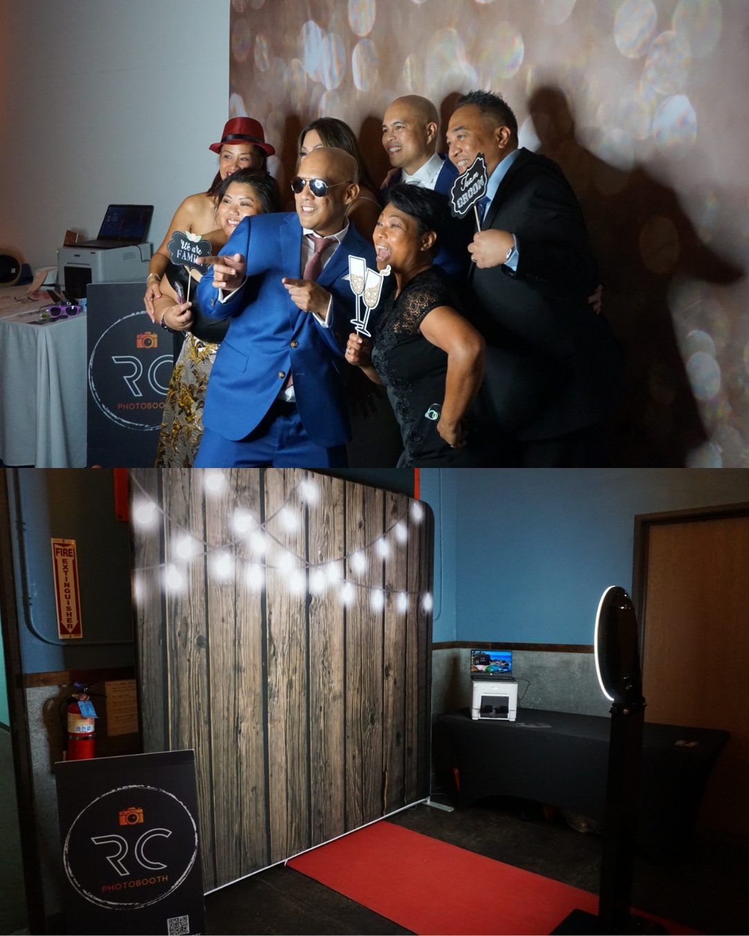 Tension Fabric Backdrop Stand + Custom Double Sided Backdrop Cover