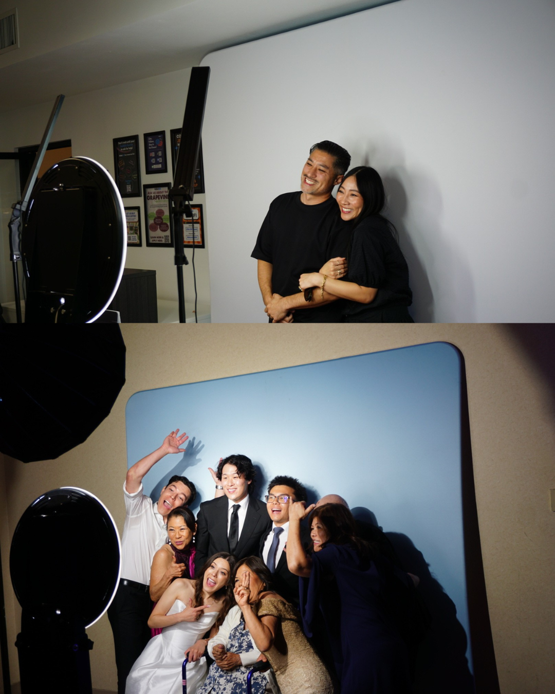 Tension Fabric Backdrop Stand + Custom Double Sided Backdrop Cover